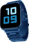Fire-Boltt Lumos 48.5mm (1.91 inch) Display, BT Call, Steel Design, 100+ Sports Modes Smartwatch(Blue-S Strap, Free Size)