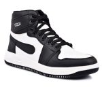 KERZL Basketball Shoes for Men (Black, White, 10)