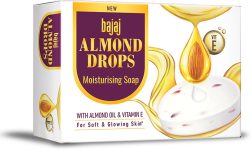 BAJAJ Almond Drops Moisturizing Soap 100Gm Pack of 4(4 x 100 g)