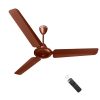 atomberg Ameza 1200mm Timeless BLDC Ceiling Fan with Remote|5 star|High Air Delivery|LED Speed Indicator|Low Noise|Timeless Design with Power Saving|2 Year Warranty|Gloss Brown