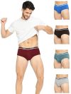 VIP Men’s Cotton Solid (Pack of 5) (Brief_Assorted