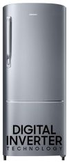 Samsung 223 L, 3 Star Inverter Direct-Cool Single Door Refrigerator (RR24C2723S8/NL, Silver, Elegant Inox)