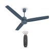 Havells FAB BLDC Ceiling Fan 1200mm, 350 RPM, Savings upto 65%, Reverse Rotation, 4 Modes (Boost, Sleep, Breeze, Mop), Low Wattage 30W, Low Noise, Air Flow:225 CMM, 3 Year Warranty, Denim Blue
