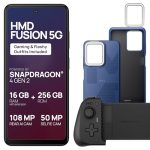 HMD Fusion 5G | Dual 108 MP + 50 MP Cameras | Snapdragon 4 Gen 2 Processor + Gaming Console Combo