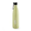 Cello Puro Steel-X Neo 900 Inner Steel Insulated Water Bottle 720ml, Yellow | ISI Certified | PU Insulated | BPA Free, Leakproof | Insulated Cold Water Bottle For Office, School, Cycling, Gym & Travel