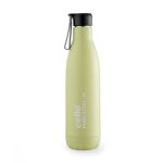 Cello Puro Steel-X Neo 900 Inner Steel Insulated Water Bottle 720ml, Yellow | ISI Certified | PU Insulated | BPA Free, Leakproof | Insulated Cold Water Bottle For Office, School, Cycling, Gym & Travel