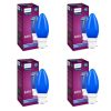 Philips LED Deco Blue 0.5W Glass Candle (Pack of 4)