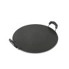 Cello Aluminium Non-Stick Patri Tawa Round, 30cm, Black and Grey | Induction base Flat Tawa | Dosa Tawa, Roti, Paratha, Chapati Tawa