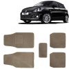 Kingsway Carpet Style Universal Car Mats for Maruti Suzuki Swift, 2011-2017 Model, Beige Color Anti Slip Car Floor Foot Mats, Complete Set of 5 Piece, Premium Series