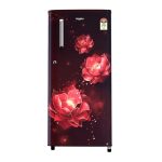 Whirlpool 207 L 5 Star Icemagic Pro Inverter Direct-Cool Single Door Refrigerator (230 IMPRO PRM 5S INV WINE ABYSS-Z1, Red)