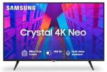 Samsung 138 cm (55 inches) Crystal 4K Neo Series Ultra HD Smart LED TV UA55AUE65AKXXL (Black)