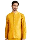 Amazon Brand – Symbol Men’s Lightweight Nehru Jacket (SY-A22-MNA-JTK-06_Mustard_2XL)