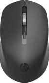 HP S1000 Plus Silent USB Wireless Computer Mute Mouse 1600DPI USB (7YA12PA), Black
