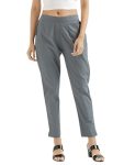 JONAYA Women’s Regular Fit Dress Pants (TRS-Gry-L_Grey