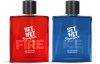 SET WET Fire & Ice Perfume for Men, Woody & Citrusy Long Lasting Perfume, Pack of 2 Eau de Parfum  –  200 ml(For Men)