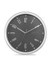 French Connection Stylish Analog Wall Clock for Home Hall Living Bedroom Kitchen with Grey Dial – Size: 12 Inches – FCWC03-C, Plastic
