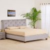Home Centre Stellar Ora Fabric Queen Bed with Hydraulic Storage – Grey