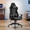Green Soul Beast Racing Edition Ergonomic Gaming Chair with Premium Fabric & PU Leather, Adjustable Neck & Lumbar Pillow, 3D Adjustable Armrests & Strong Nylon Base (Black & Grey)Installation Provided