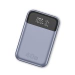 amazon basics Dual Output 10000Mah Power Bank|USB Type-C Input, USB Type A|Pd20W + 20W|Led Display|Broad Compatibility|in-Built Device Protection|20W Fast Charging|Extended Power On The Go (Grey)