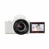 Sony Alpha ZV-E10L 24.2 Mega Pixel Interchangeable-Lens Mirrorless vlog Camera with 16-50 mm Lens, Made for Creators | APS-C Sensor | Advanced Autofocus | Clear Audio & 4K Movie Recording – White