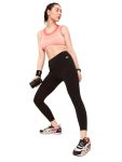 Clovia Women’s Snug-Fit High-Rise Active Tights (AB0042E13_Black_S)
