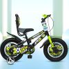 VESCO Kick Pro 14 T Kids Cycle with Balance Wheel & Back Rest Seat/Water Bottle | Rigid Fork, Frame 9 Inch | Ideal for 3 to 5 Years Boys & Girls (Green)