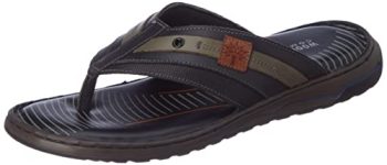 Woodland Men’s Black Slipper-6 UK (40 EU) (GP 26831)