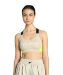 Puma Women’s Polyester Wired Classic Sports Bra (524785_Putty