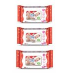 Wetty Premium Wet Wipes – Cherry Blossom (80 + 80 + 80 Count)
