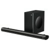boAt Aavante 2.1 2000, 200W, EQ Modes, Multi Compatibility, Premium Design, Remote Control, v5.4 Bluetooth Sound bar, Home Theatre Soundbar Speaker(Premium Black)