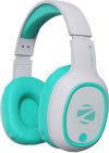 ZEBRONICS Thunder, With 60H Backup, BT v5.3, Gaming Mode, ENC, AUX, mSD, Dual Pairing Bluetooth(Sea Green, On the Ear)