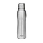 MILTON Elate 750 Stainless Steel Water Bottle 635 ml, Single Walled, ISI Certified I Leak Proof Lid, Rust Proof I For School, Office, Gym I Silver