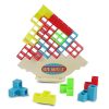 Asian Portable Plastic Keep Balance Tetra Tower for Kids Pack of 1 (Multicolor)