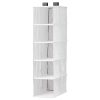 Ikea Painted Storage with 5 Compartments (White, 25X40X98 Cm) – Polyester