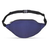 BigPlayer Unisex Waterproof Nylon Waist Bag – Adjustable Travel Fanny Pack for Men & Women | Lightweight Trainer Belt Pouch for Gym, Hiking, Cycling, Outdoor Use (Blue)