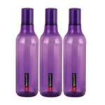 CELLO Aqua Sparkle Bottle Set of 3, 1000ml, Purple | 100% food grade | Leak proof and Break proof | Perfect for staying hydrated at the school, college, work and outdoor adventures Water Bottle