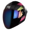 Steelbird SBA-2 Robot Glossy Pink with Neon with Rainbow Visor,580 mm