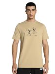 Puma Men’s Graphic Print Regular Fit T-Shirt (628385_Prairie Tan