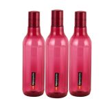 CELLO Aqua Sparkle Bottle Set of 3, 1000ml, Pink | 100% food grade | Leak proof and Break proof | Perfect for staying hydrated at the school, college, work and outdoor adventures Water Bottle