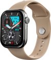 Fire-Boltt Ring X 2.01inch HD | Always-On Display | Metal Body Design | Wireless Charging Smartwatch(Mocha Mousse Strap, Free Size)