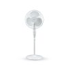 Bajaj Esteem 400 MM Oscillating Pedestal Fan For Home | Stand Fan With Tilt Mechanism | Voltage Protection | 100% Copper Motor | High Air Delivery | 3-Speed Control | 2 Yrs Warranty 【White】