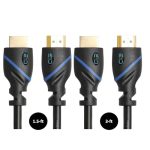 C & E Gold Plated 4K HDMI to HDMI Cable | COMBO PACK [ 1.5-Ft | 3-Ft ] HDMI 2.0 – High Speed Data Upto 18Gbps