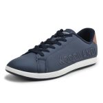 Woodland Men’s Navy/Tan PU Sneakers-8 UK (42EURO) (SNK 4541022)