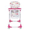 LuvLap Royal High Chair for Baby, EN 71 Certified, 3 Position Recline, Baby Feeding Chair with 7 Level Height Adjustment, Adjustable Footrest, 6 Months+ (Pink)