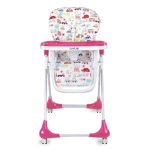 LuvLap Royal High Chair for Baby, EN 71 Certified, 3 Position Recline, Baby Feeding Chair with 7 Level Height Adjustment, Adjustable Footrest, 6 Months+ (Pink)