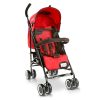 LuvLap City Baby Stroller/Buggy, Lightweight, Compact & Travel Friendly pram, for 6-36 Months Baby, 5 Point Safety Harness, Adjustable seat Recline, extendable Canopy, 15Kg Capacity (Red)