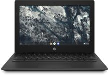 HP Touch Chromebook MediaTek MT8183 – (4 GB/32 GB EMMC Storage/Chrome OS) 11MK G9 Chromebook(11.6 Inch, Black, 1.34 Kg)