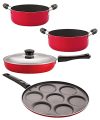 NIRLON Non Stick Cooking Pan and Pot Utensils Gift Kitchen Sets, 4 PiecesFP11_UP7_CS20_CS24