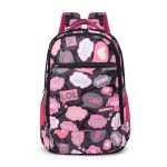 ACEPACK Grafitti 22.4L Backpack – Lightweight & Durable Polyester Bag for Work, Travel & School with Breathable Mesh Padding (Black/Pink)