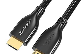 DigiReach Hdmi To Hdmi Cable 2 Meter 4K -Hdmi 2.0,Hdr,Arc,18Gbps,4K 60Hz(Hd2-4K) (4K Uhd,2 Meter),Gold